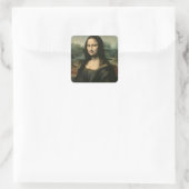 Sticker Carré Leonardo Vinci | Mona Lisa, c.1503-6 (Sac)