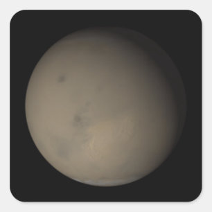 Sticker Carré Les 2001 grandes tempêtes de poussière sur Mars 
