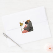 Sticker Carré Les amoureux à la mode (Enveloppe)