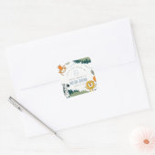 Sticker Carré Les animaux sauvages de la jungle n'importe quel â (Enveloppe)