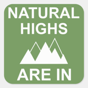 Sticker Carré Les atouts naturels