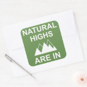 Sticker Carré Les atouts naturels sont présents (Enveloppe)