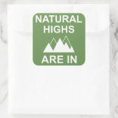 Sticker Carré Les atouts naturels sont présents (Sac)