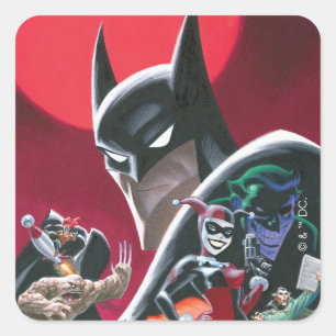 Sticker Carré Les aventures de Batman : Dames et Démons dangereu