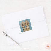 Sticker Carré Les bouddhas Prabhutaratna et Sakyamuni (Enveloppe)