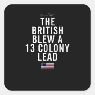 Sticker Carré Les Britanniques Ont Fait Briller Treize Colonnes