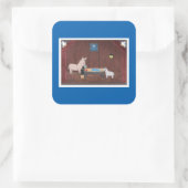 STICKER CARRÉ LES CADEAUX (Sac)