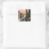 Sticker Carré Les canaux de Venise, Image de la scène (Sac)