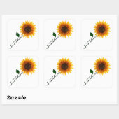 Sticker Carré Les Carrés - Vous Êtes Mon Soleil (Feuille)