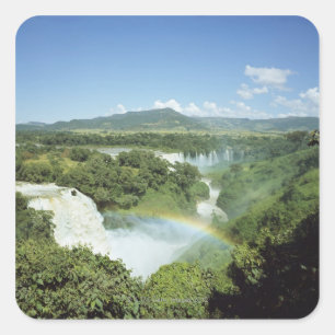 Sticker Carré Les chutes d'Iguaçu pittoresques de négligence e