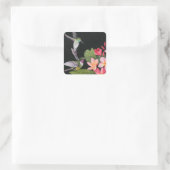 Sticker Carré Les colibris de la Plumeria (Sac)