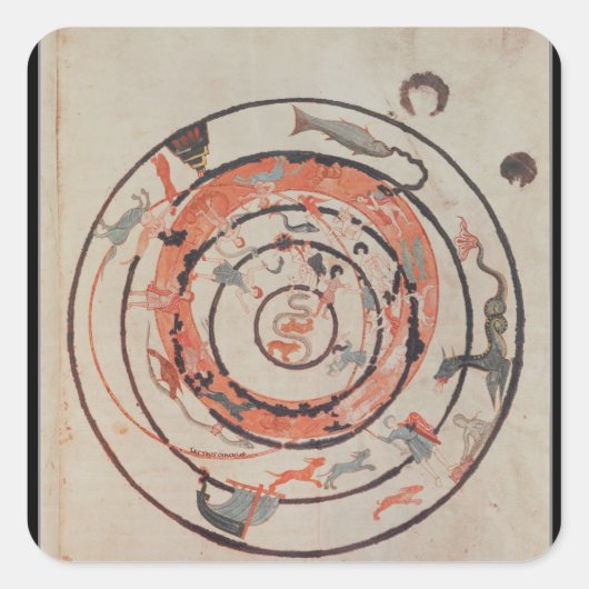 Sticker Carré Les constellations de 'Les Phénomènes' (Devant)