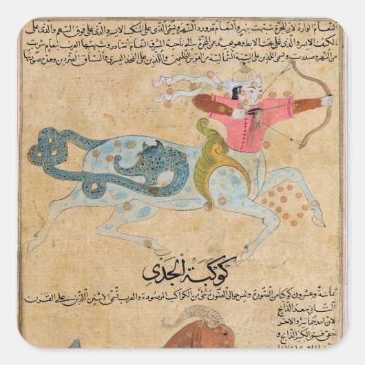 Sticker Carré Les constellations de Sagittaire et (Devant)