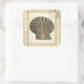 Sticker Carré Les Créatures marines au bord de l'eau (Sac)