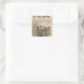 Sticker Carré Les Dahoméens sur le Champs de Mars (Sac)