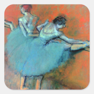 Sticker Carré Les danseurs à la barre dégazent par