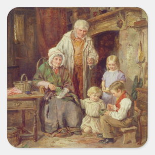 Sticker Carré Les débutants