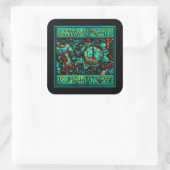 Sticker Carré Les droits des animaux ont raison|Maintenant - (Sac)