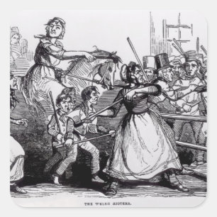 Sticker Carré Les émeutiers gallois