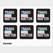 Sticker Carré Les enfants trans (Feuille)