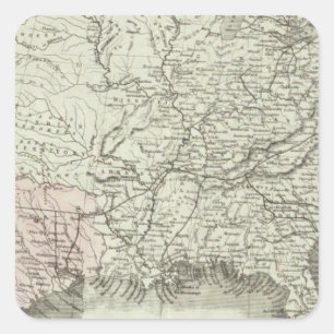 Sticker Carré Les Etats-Unis d'Amérique 6