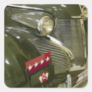 Sticker Carré Les Etats-Unis, Kentucky, fort Knox : Musée de