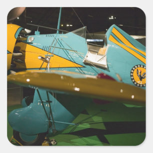 Sticker Carré Les Etats-Unis, Ohio, Dayton : Musée et 2 de