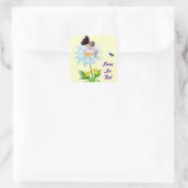 Sticker Carré Les fées sont de véritables sceaux d'enveloppes (Sac)