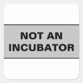 Sticker Carré Les femmes ne sont pas des personnes (Devant)