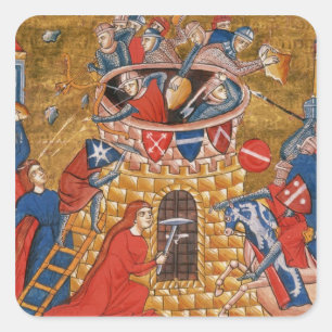 Sticker Carré Les femmes scythes assèchent leurs ennemis