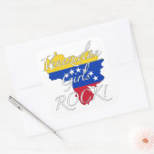 Sticker Carré Les filles vénézuéliennes Rock ! (Enveloppe)
