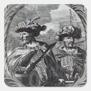 Sticker Carré Les frères de Barbarossa