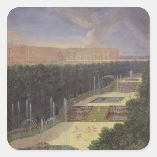 Sticker Carré Les Groves de Versailles (Devant)