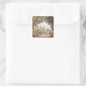 Sticker Carré Les jardins du château de Windsor (Sac)