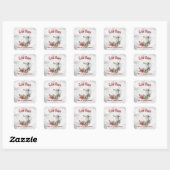 Sticker Carré Les Jours Froids Rendent Chocolat Chaud Plus Doux (Feuille)