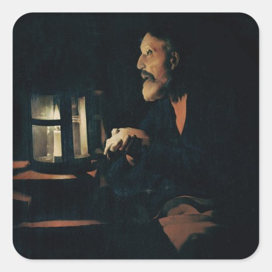 Sticker Carré Les larmes de saint Pierre (Devant)