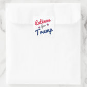 Sticker Carré Les Latinos pour Trump (Sac)