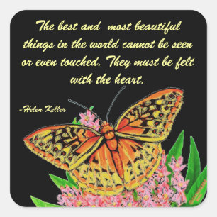 Sticker Carré Les meilleures et les plus belles choses