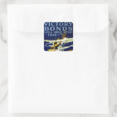 Sticker Carré Les Obligations De Victoire Aideront À Arrêter Cel (Sac)