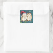 Sticker Carré Les Owls (Sac)