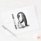 Sticker Carré Les papas connaissent mieux (Enveloppe)