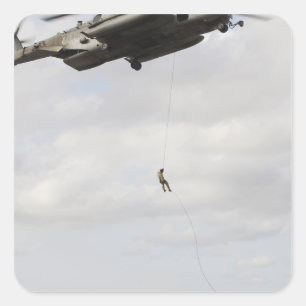 Sticker Carré Les pararémen de la Force aérienne conduisent une