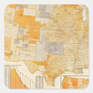 Sticker Carré les pays ont évalué l'évaluation