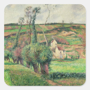 Sticker Carré Les Pentes des Choux, Pontoise, 1882