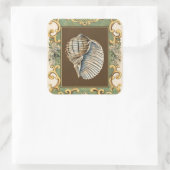 Sticker Carré Les petites coquilles de sirène (Sac)