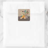 Sticker Carré Les Pierrafeu | Fred Flintstone Dancing (Sac)