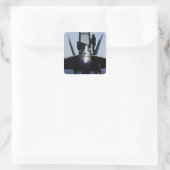 Sticker Carré Les pilotes effectuent une inspection avant vol (Sac)