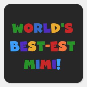 Sticker Carré Les plus beaux maillots de couleur vive du monde