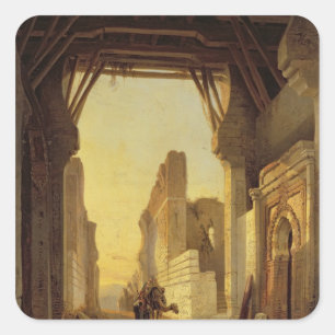 Sticker Carré Les portes de El Geber au Maroc