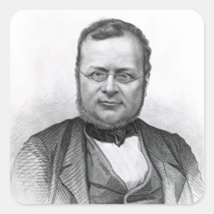 Sticker Carré Les portraits de salon de dessin d'Emminent